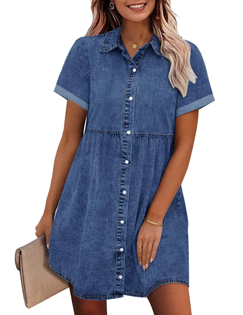 ALBANE | Robe-Chemise en Jean