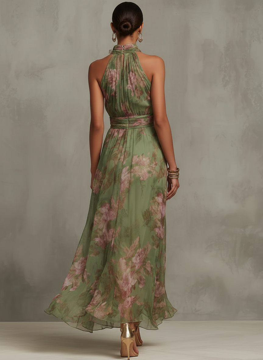 Sophie | Robe fluide à imprimé floral estival