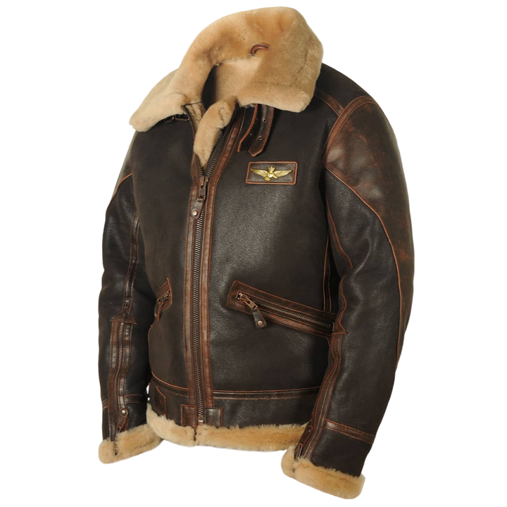 VESTE AVIATEUR CLASSIQUE POUR HOMME