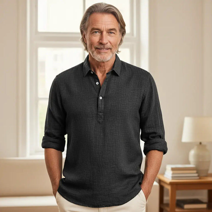 CHEMISE CLASSIQUE EN COTON POUR HOMME