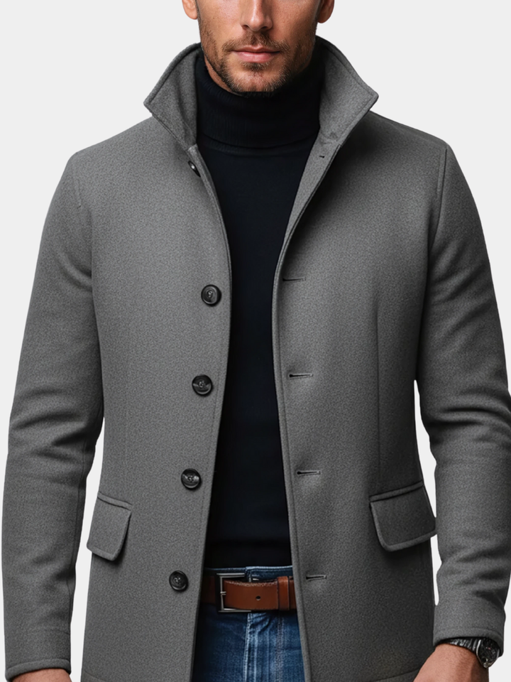 VESTE D'HIVER EN LAINE POUR HOMMES