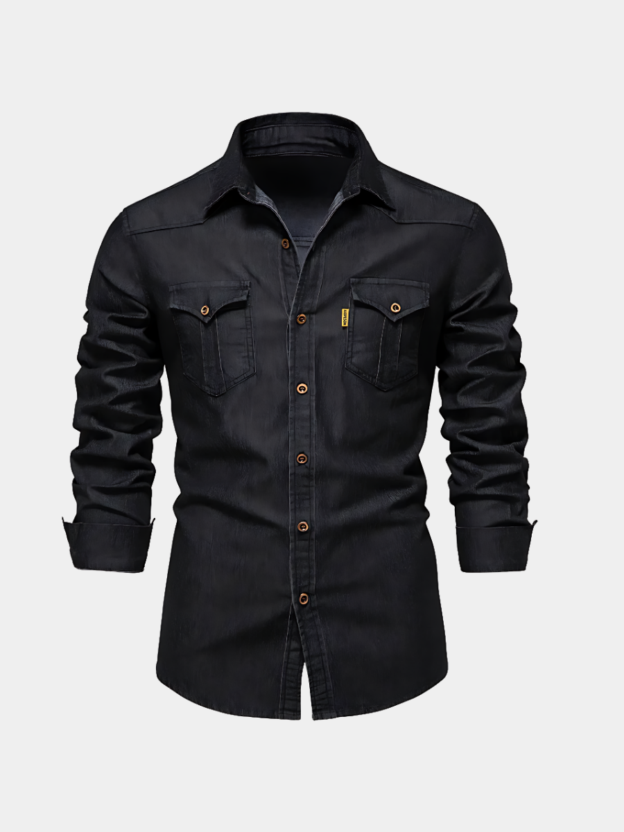 LAURENT MONACO | CHEMISE EN DENIM POUR HOMME