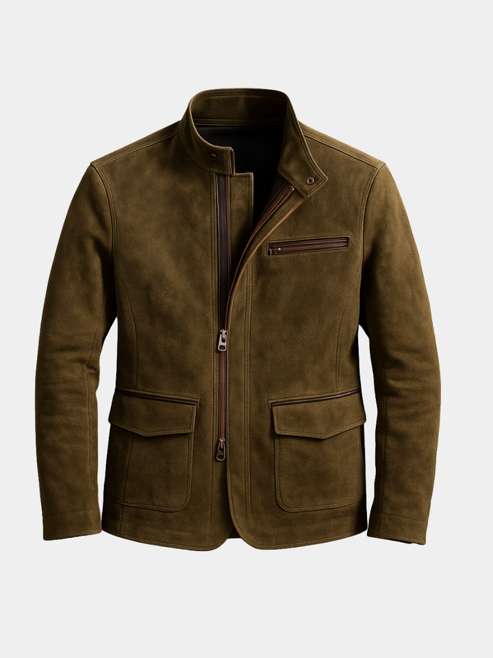 VESTE DE TERRAIN EN DAIM POUR HOMME