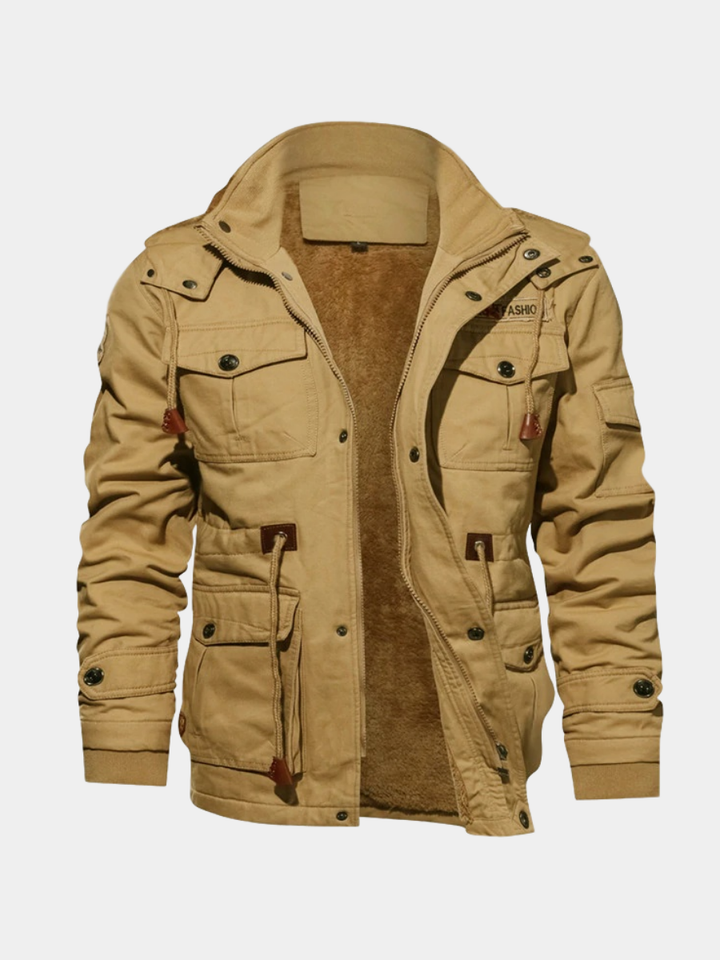 VESTE D'HIVER À DOUBLURE SHERPA POUR HOMME