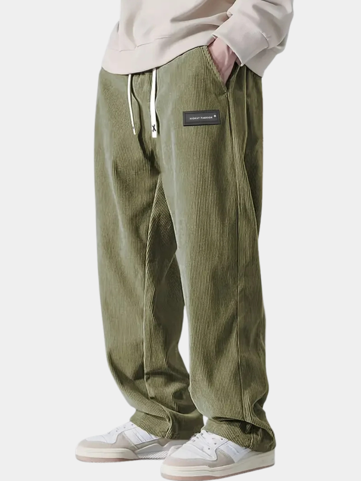 PANTALON EN VELOURS CÔTELÉ POUR HOMME