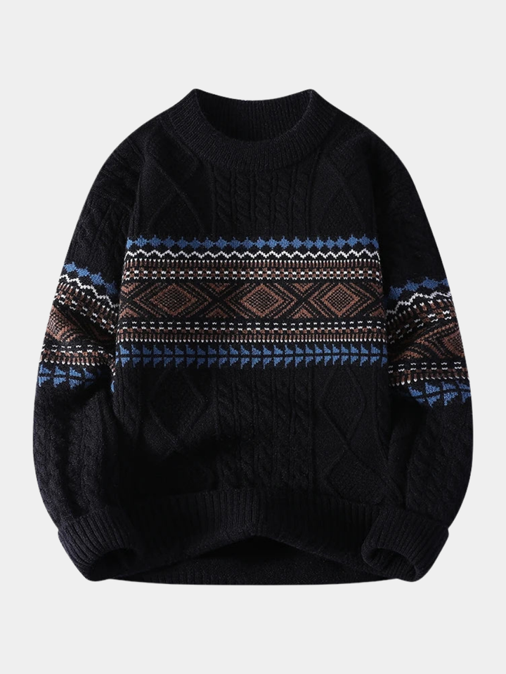 PULL EN MAILLE NORDIQUE POUR HOMME
