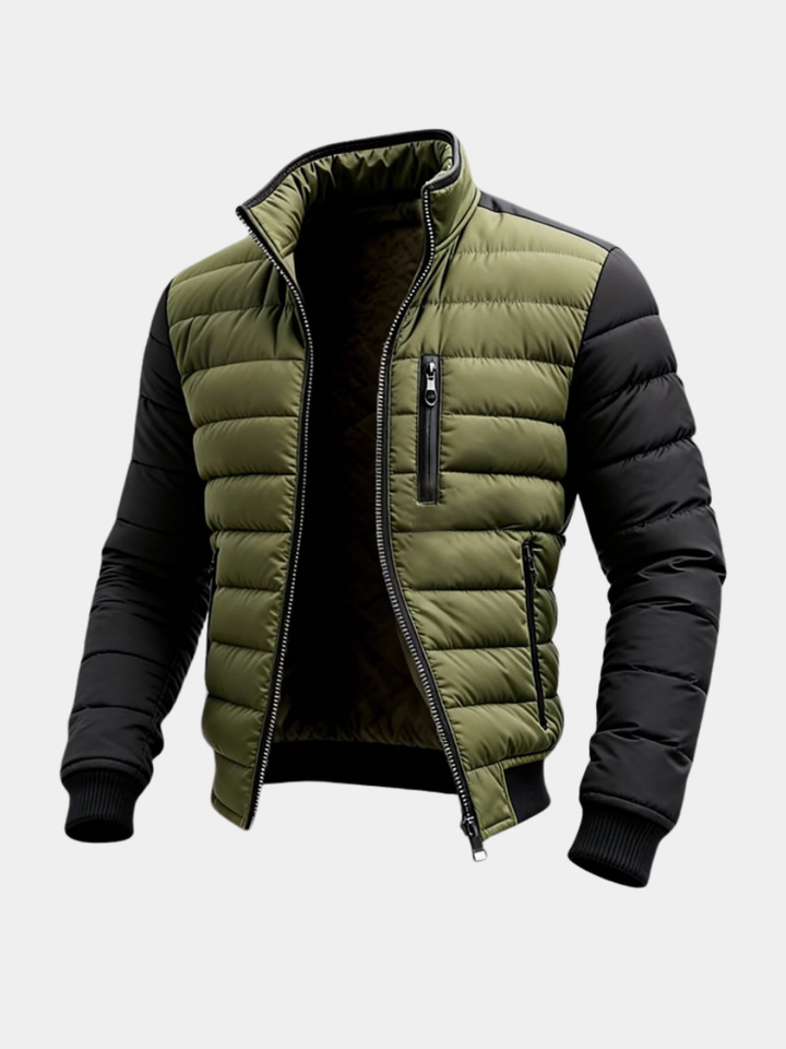 VESTE MATELASSÉE ZIPPÉE POUR HOMME