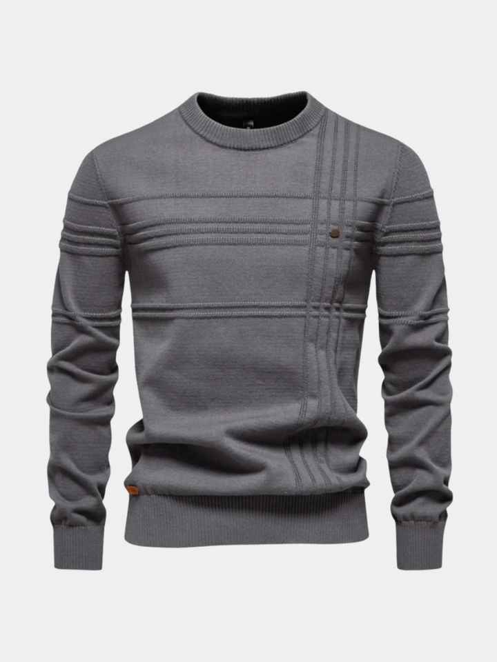 PULL RAYÉ POUR HOMME