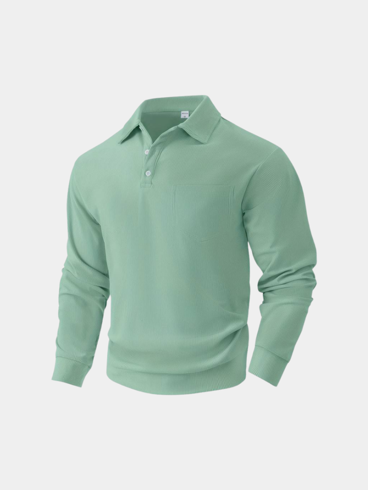 CHEMISE EN CORDON À MANCHES LONGUES POUR HOMME