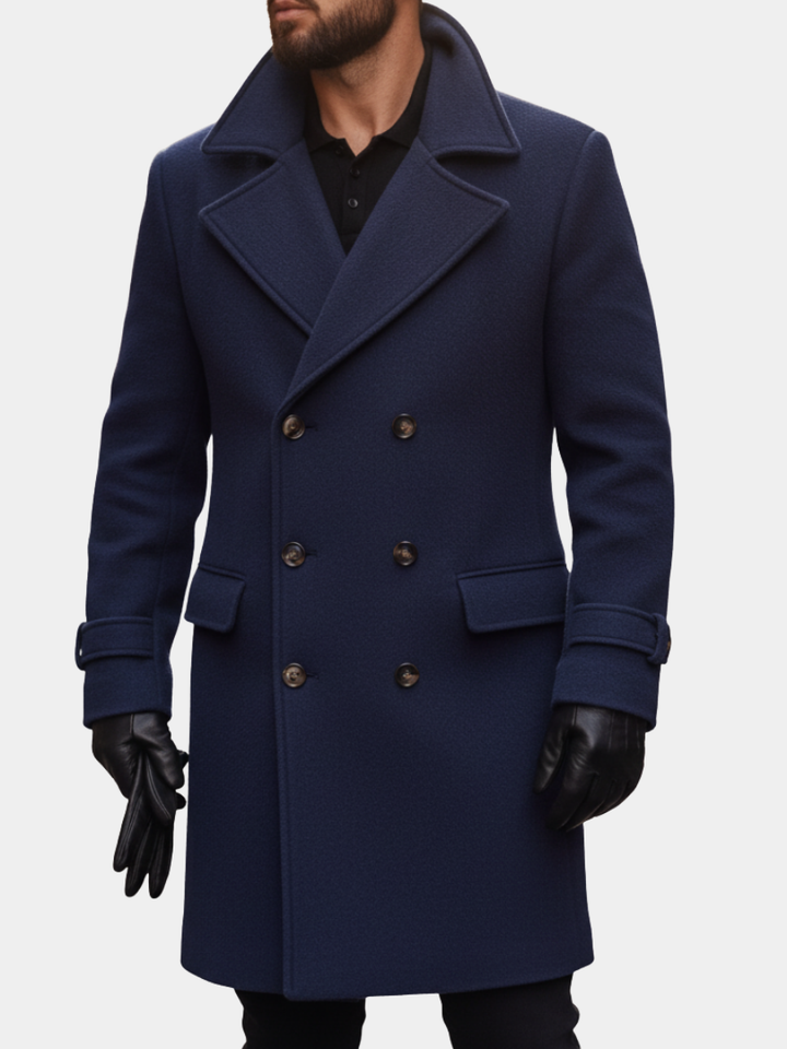MANTEAU CLASSIQUE EN LAINE POUR HOMME