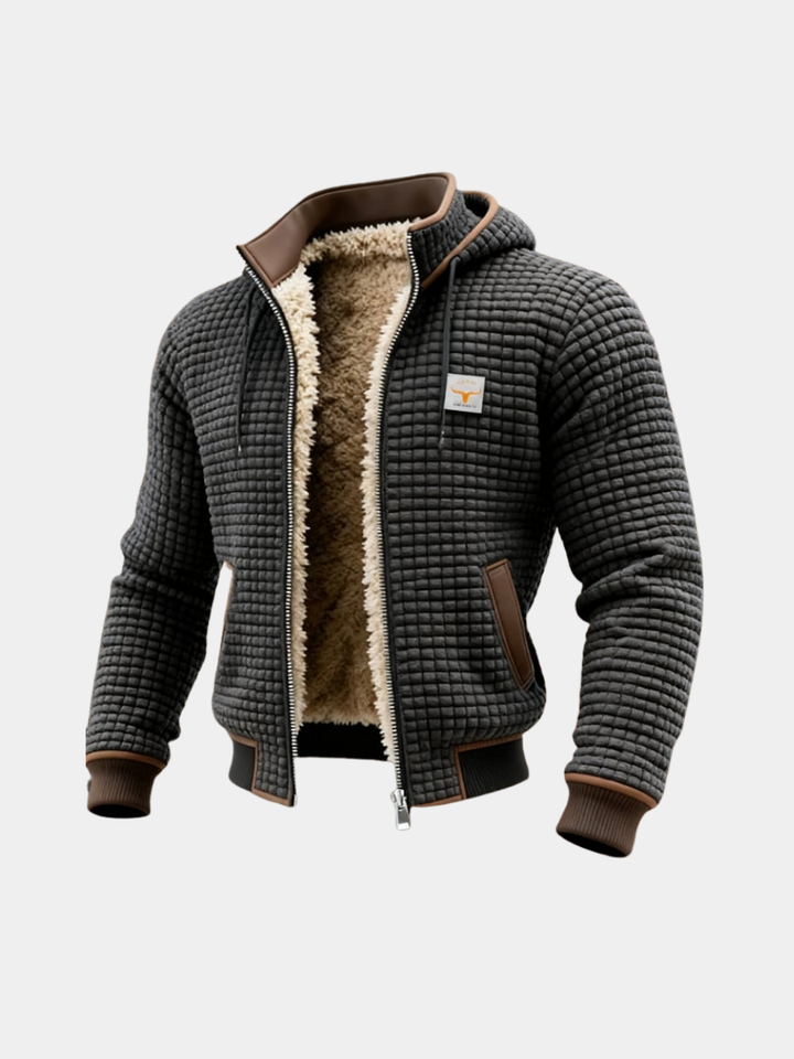 VESTE GAUFRE POUR HOMME