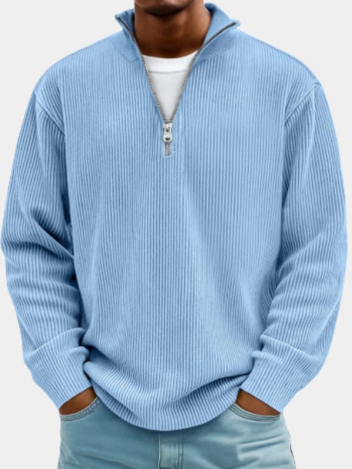 PULL DEMI-ZIP POUR HOMME