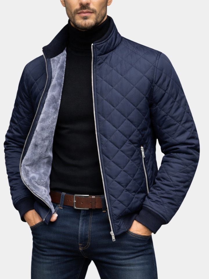 ÉLÉGANTE VESTE MATELASSÉE D'EXTÉRIEUR POUR HOMME