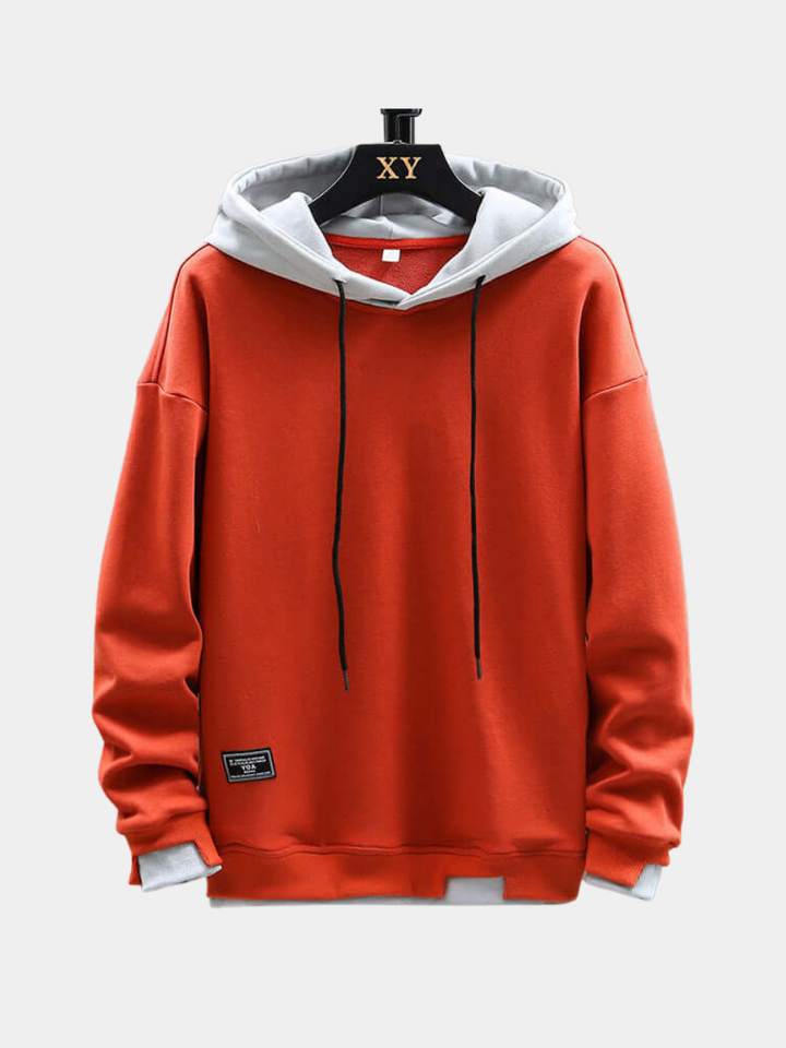 SWEAT À CAPUCHE BICOLORE POUR HOMME