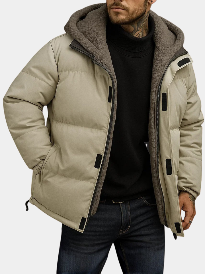 VESTE D'HIVER REMBOURRÉE POUR HOMME