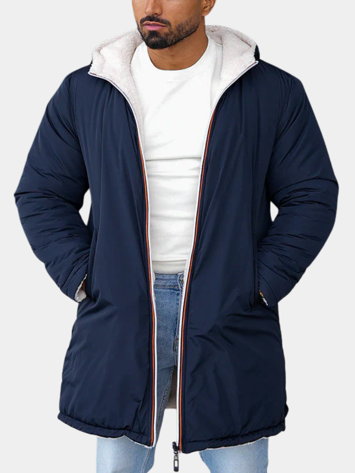 VESTE RÉVERSIBLE ÉLÉGANTE POUR HOMME