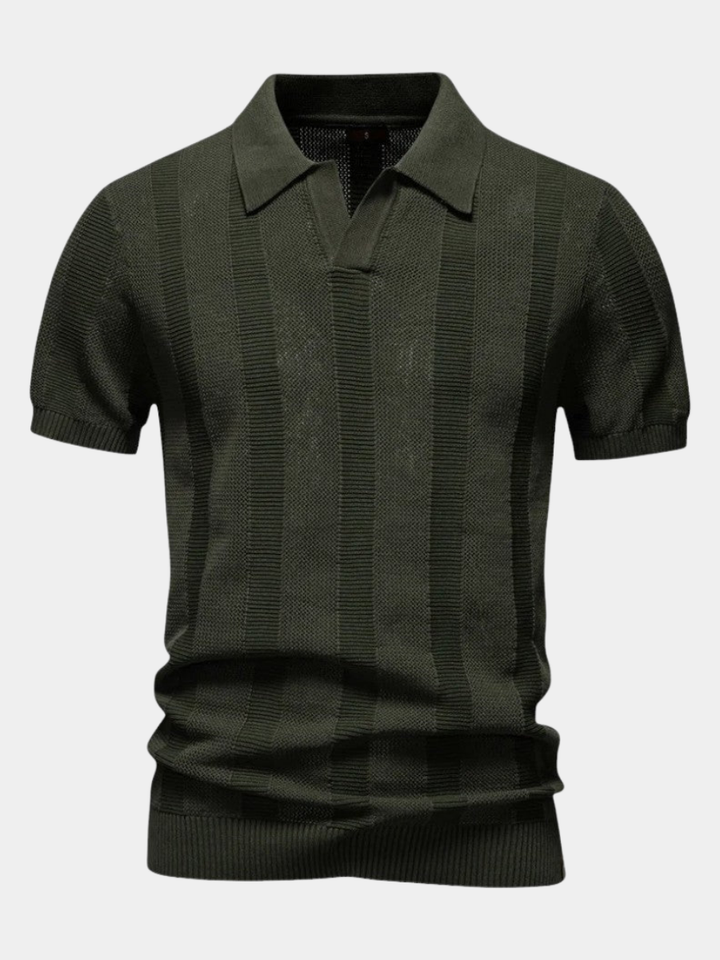 POLO EN MAILLE ÉLEVÉE