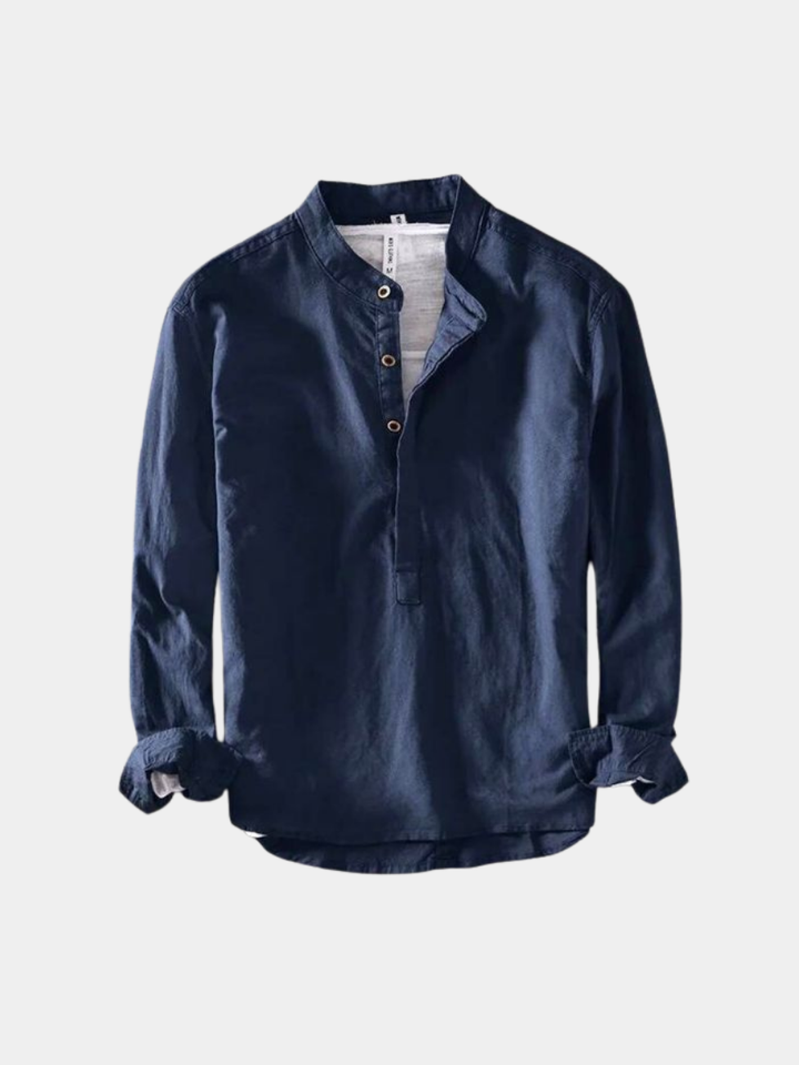 CHEMISE MINIMALISTE EN LIN POUR HOMME