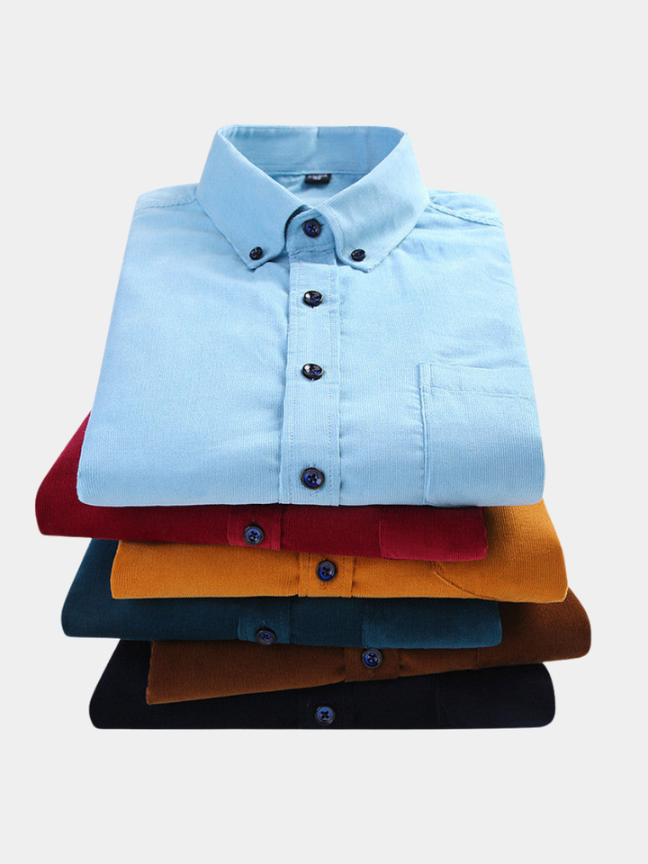 CHEMISE EN VELOURS CÔTELÉ POUR HOMME