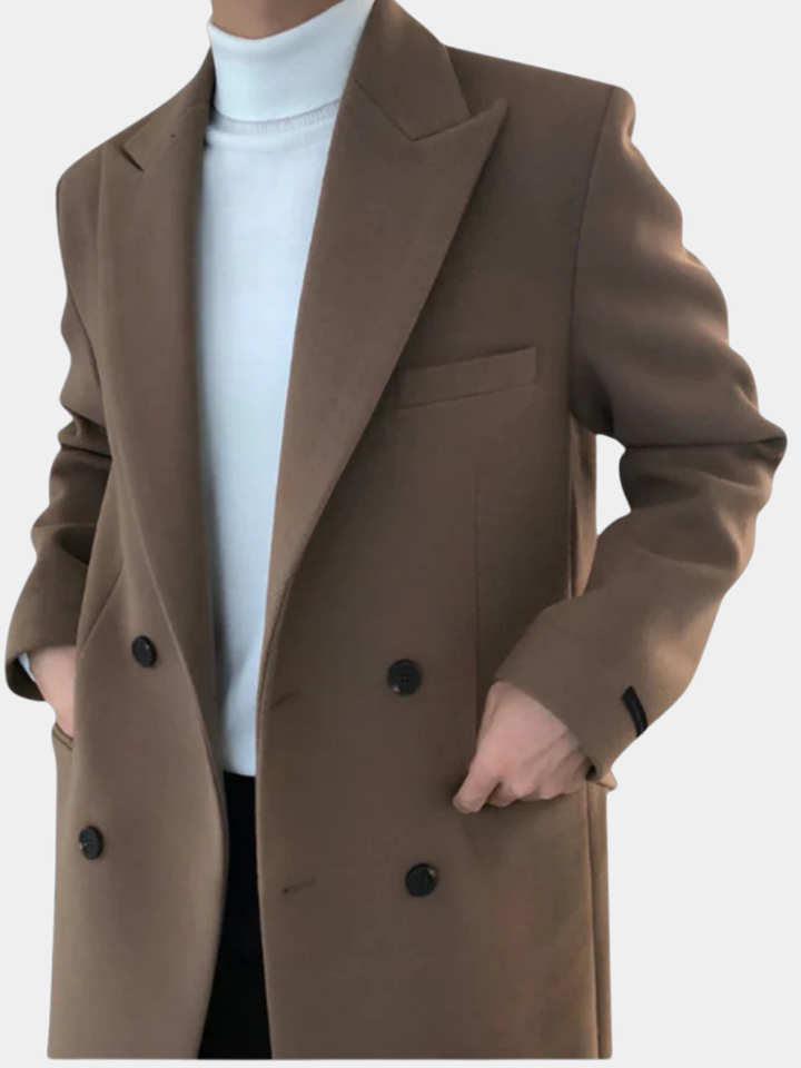 MANTEAU DOUBLÉ ÉLÉGANT POUR HOMME