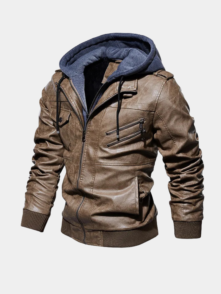 VESTE DE VILLE EN CUIR POUR HOMME
