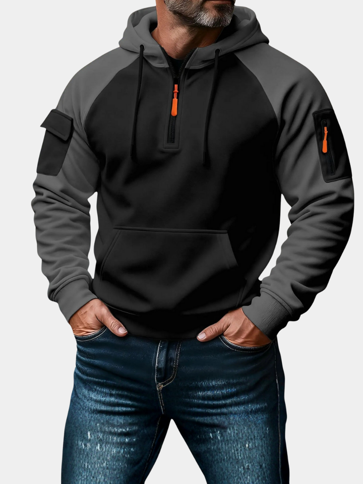 PULL À CAPUCHE ZIPPÉ POUR HOMME