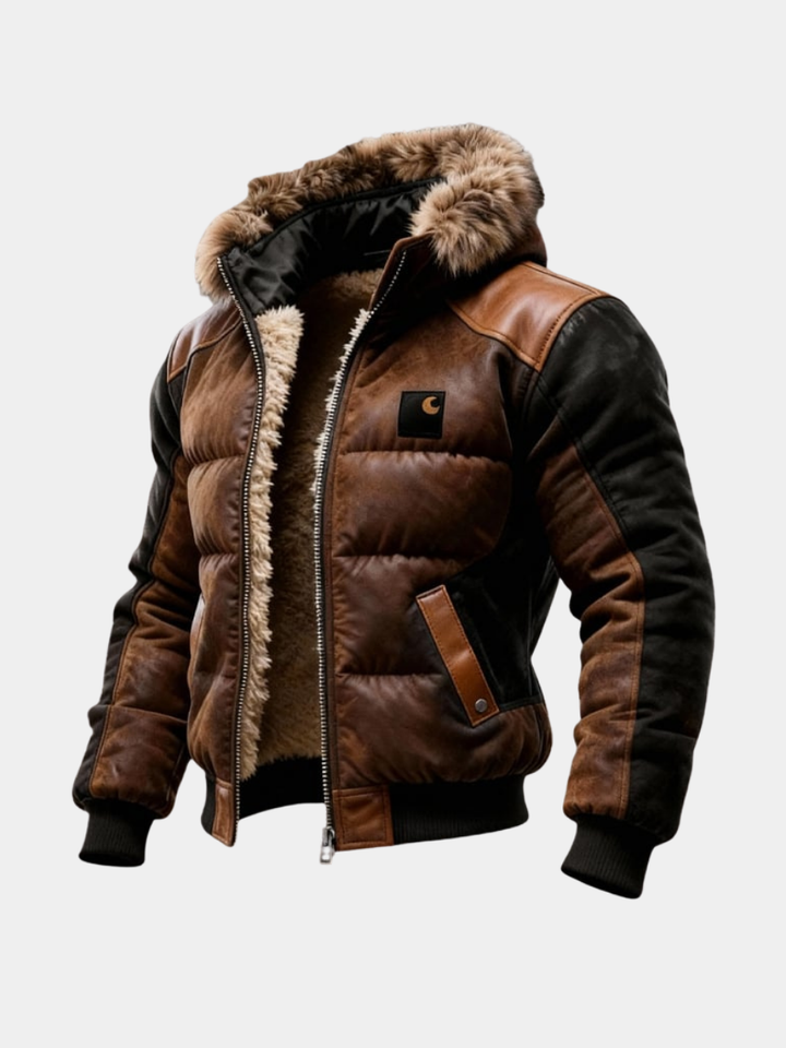 VESTE D'HIVER CHAUDE ET ÉLÉGANTE POUR HOMMES