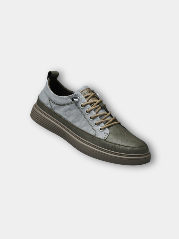 BASKETS EN CUIR POUR HOMME