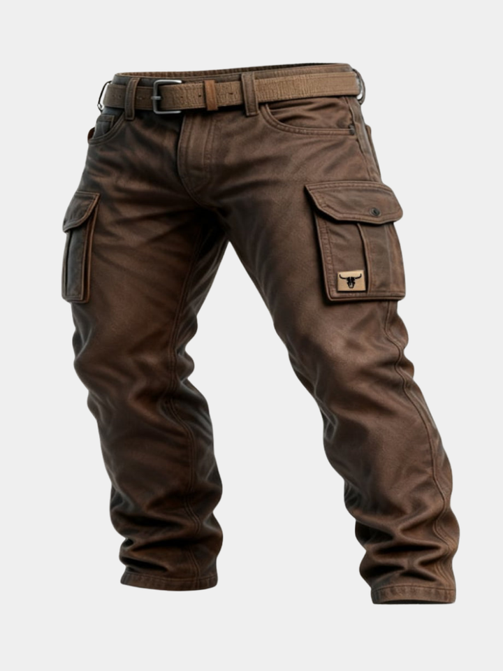 PANTALON CARGO DOUBLÉ POUR HOMMES