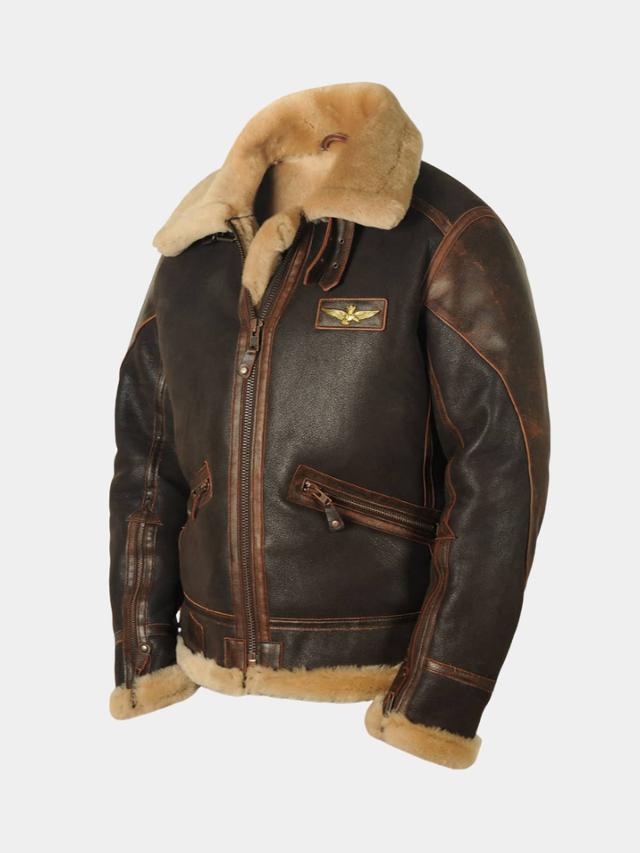 VESTE AVIATEUR CLASSIQUE POUR HOMME