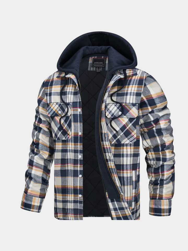 MANTEAU EN LAINE MÉLANGÉE POUR HOMME
