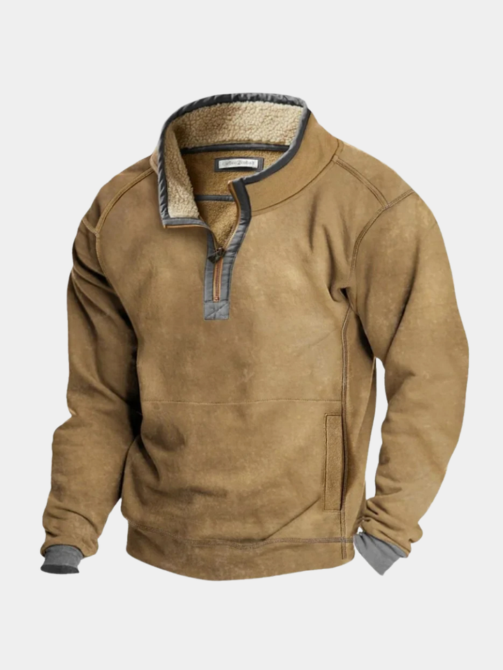 PULL ZIPPÉ D'HIVER COSY POUR HOMMES