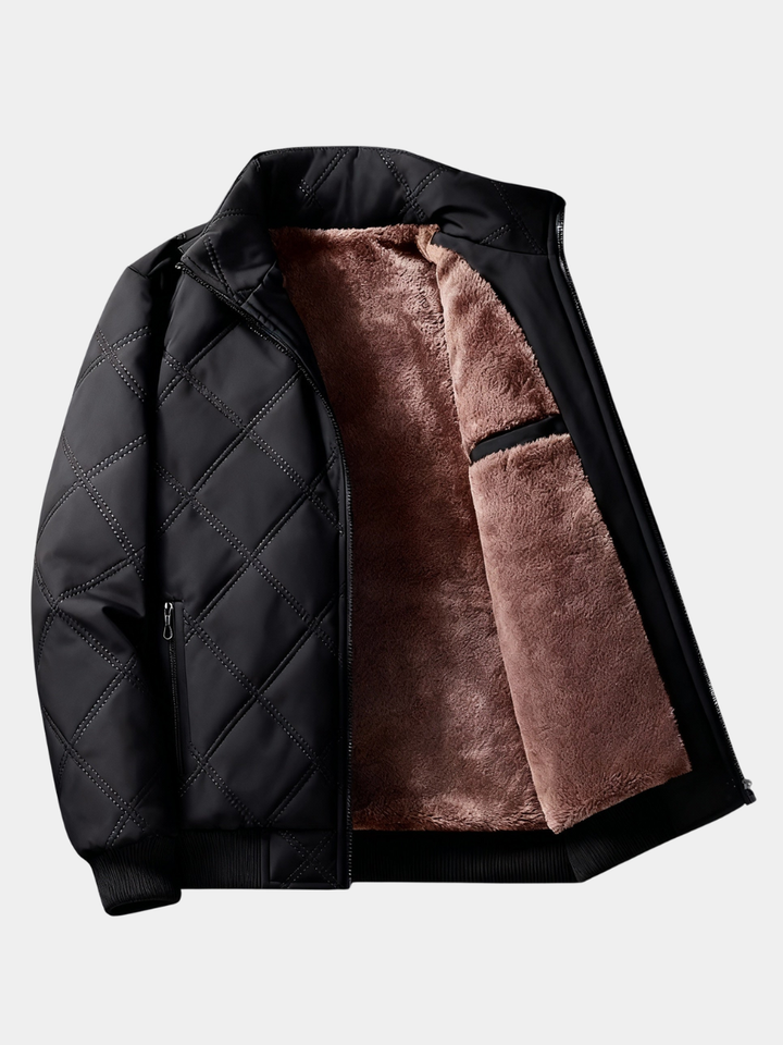 VESTE EN POLAIRE MATELASSÉE POUR HOMME