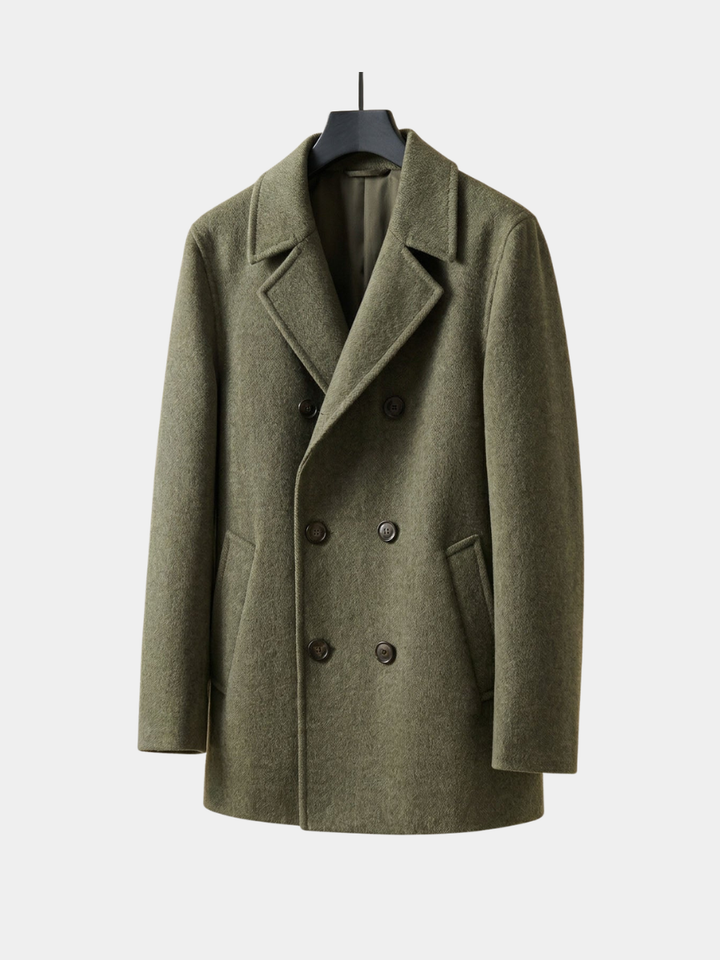 MANTEAU EN LAINE STRUCTURÉ POUR HOMME