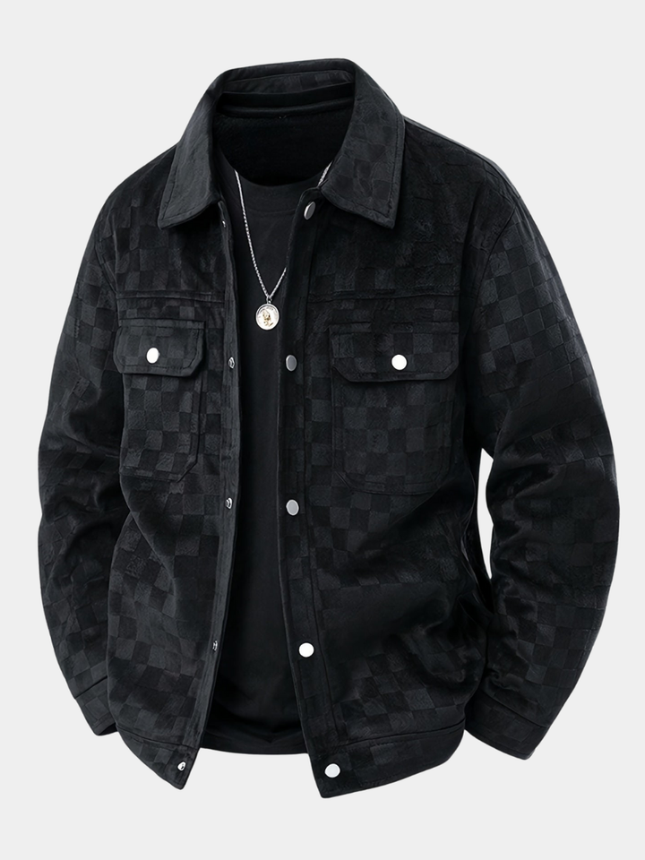 VESTE EN VELOURS SUEDE