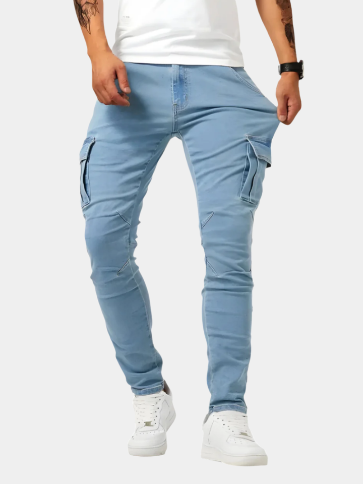 PANTALON CARGO STRETCH POUR HOMMES