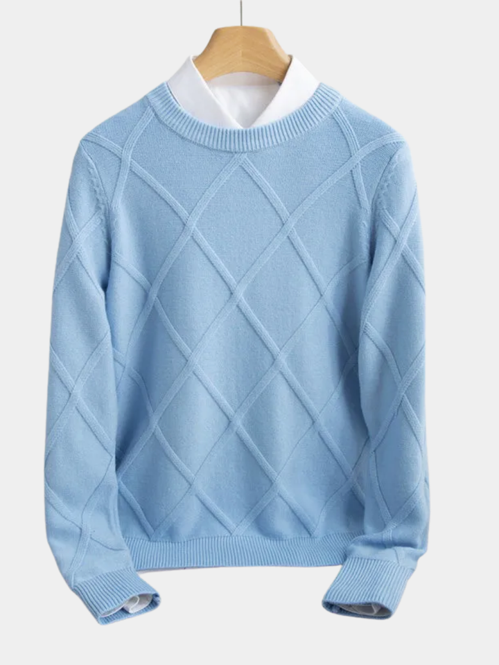 PULL ARGYLE EN CACHEMIRE