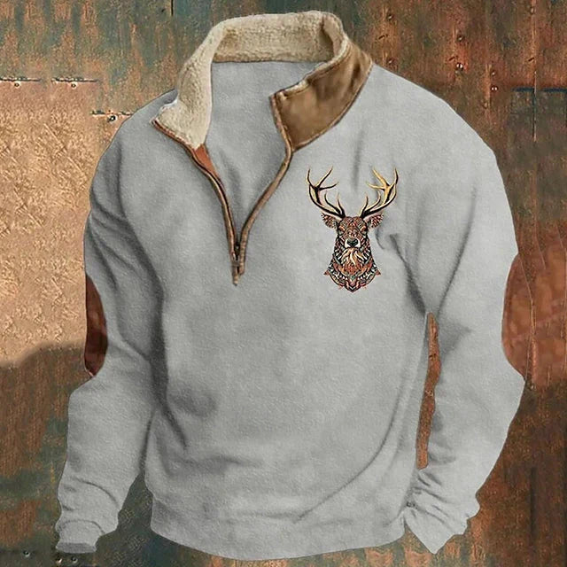 Silvio Vintage Zip Sweater