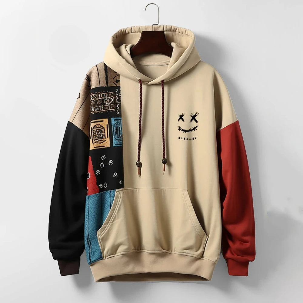 SWEATSHIRT À MOTIFS POUR HOMMES