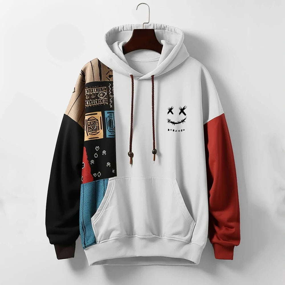 SWEATSHIRT À MOTIFS POUR HOMMES