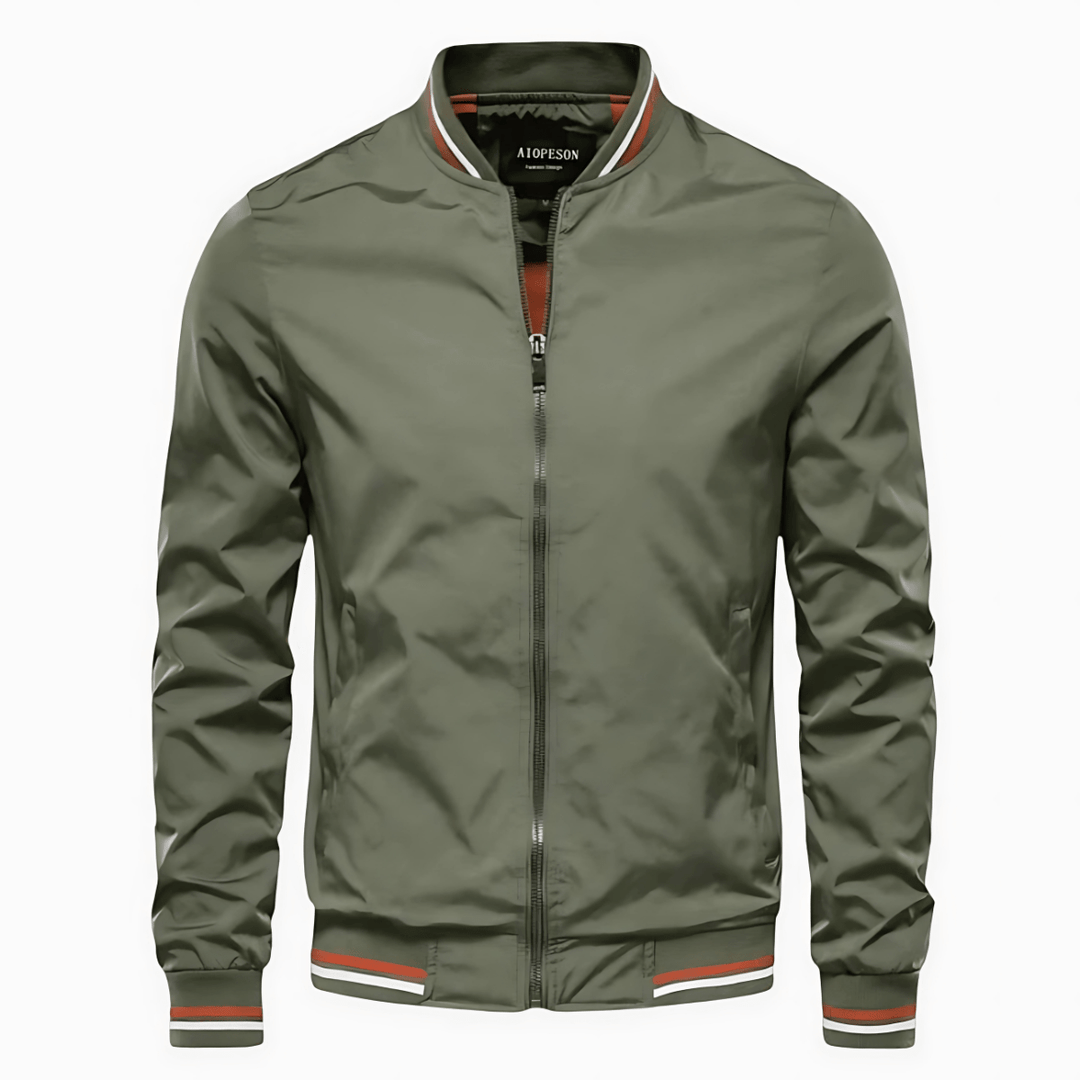 VESTE BOMBER DE LUXE POUR HOMME POUR L'AUTOMNE