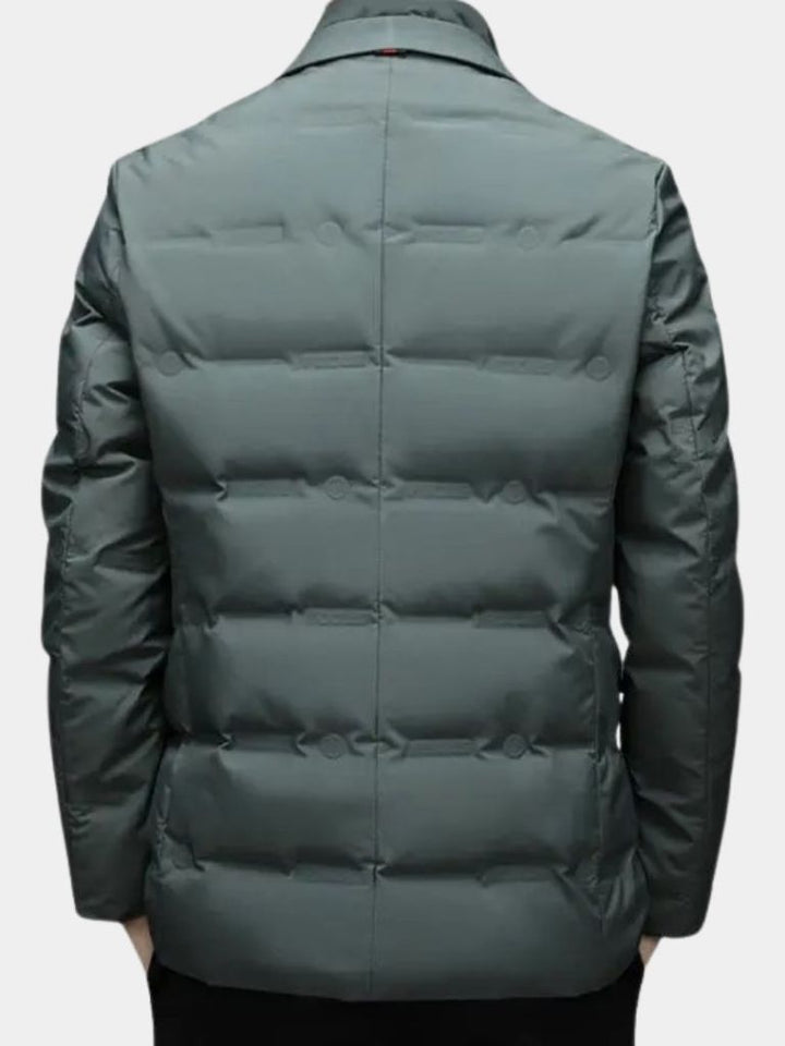 JUSTIN | Manteau d'hiver en lainage premium — coupe taillée