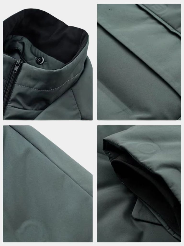 JUSTIN | Manteau d'hiver en lainage premium — coupe taillée