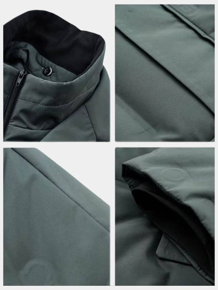 JUSTIN | Manteau d'hiver en lainage premium — coupe taillée