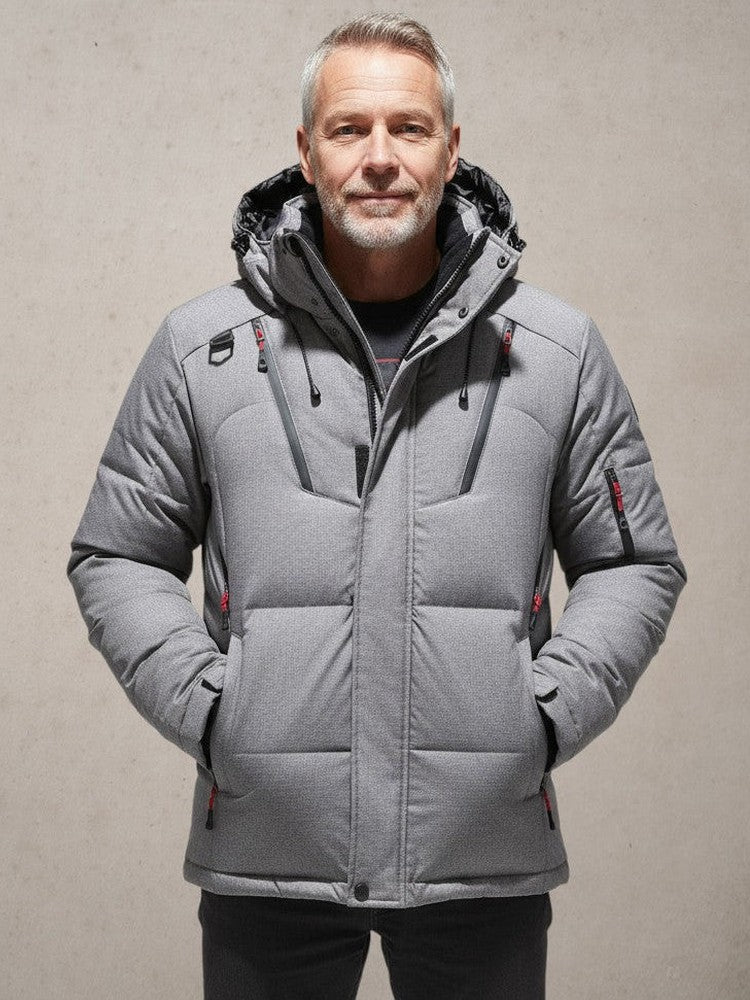 VESTE D'HIVER SOLIDE POUR HOMME