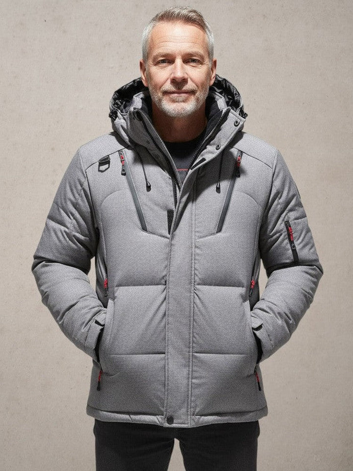 VESTE D'HIVER SOLIDE POUR HOMME