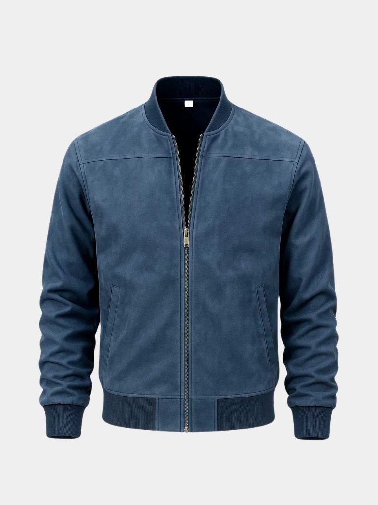 ÉMILE | Blouson en daim souple — coupe taillée et finition mate