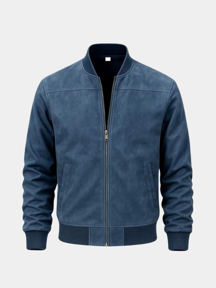 ÉMILE | Blouson en daim souple — coupe taillée et finition mate