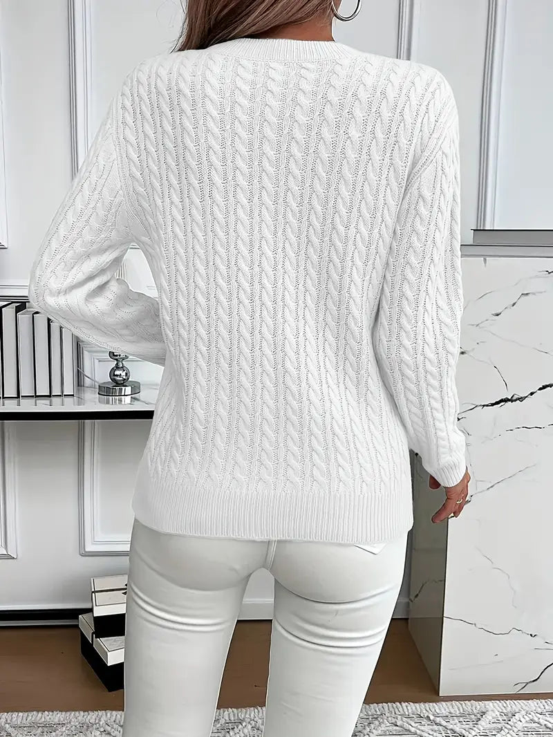 Zoe | Pull en tricot à cable