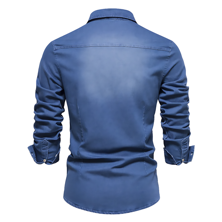 LAURENT MONACO | CHEMISE EN DENIM POUR HOMME